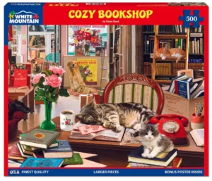 Cozy Bookshop - 500 Piece Puzzle