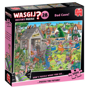 Wasgij Destiny 28, Dad Cave! 1000 Piece Mystery Puzzle