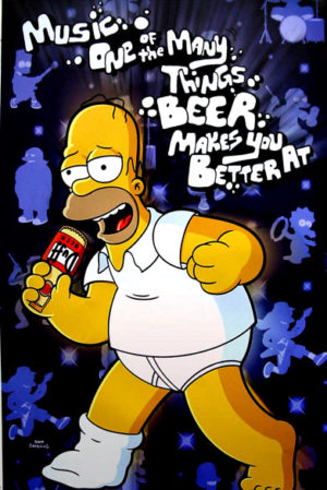 Simpsons-Beer makes you better