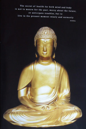 Buddha Black & Gold